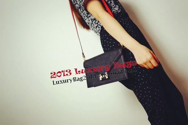 Hermes Litchi Leather Flap Shoulder Bag H201519