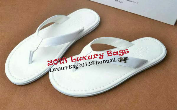 Hermes Flip-Flop Leather HO0491 White