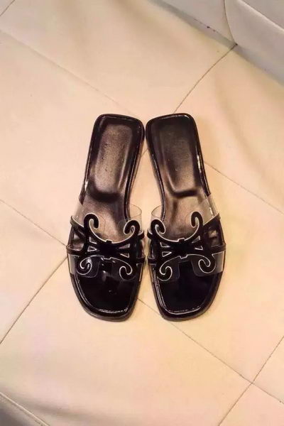 Hermes Slipper PVC HO0503 Black