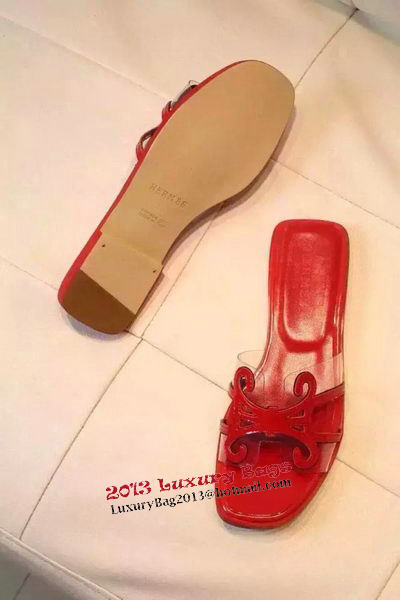 Hermes Slipper PVC HO0503 Red