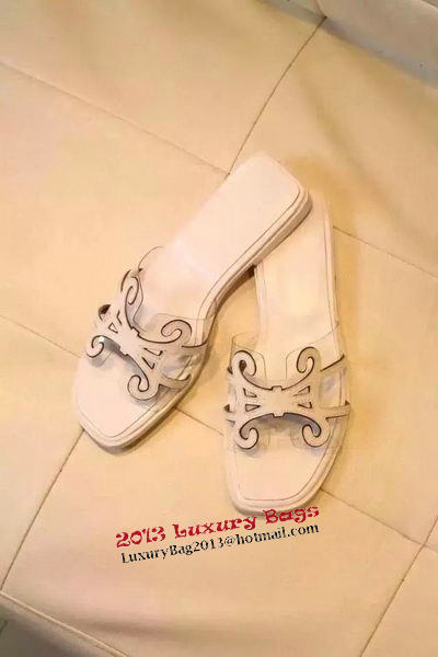 Hermes Slipper PVC HO0503 White