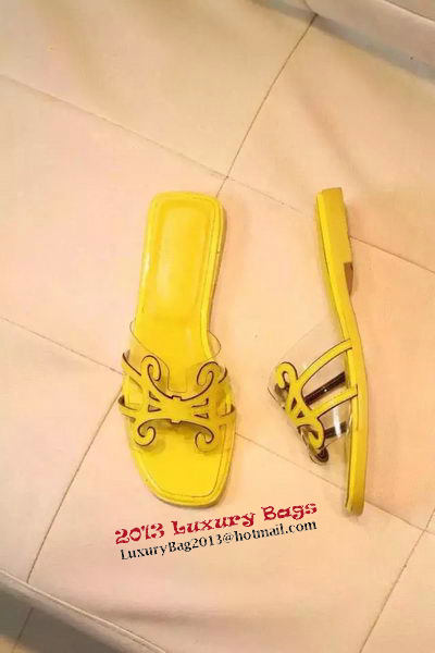 Hermes Slipper PVC HO0503 Yellow