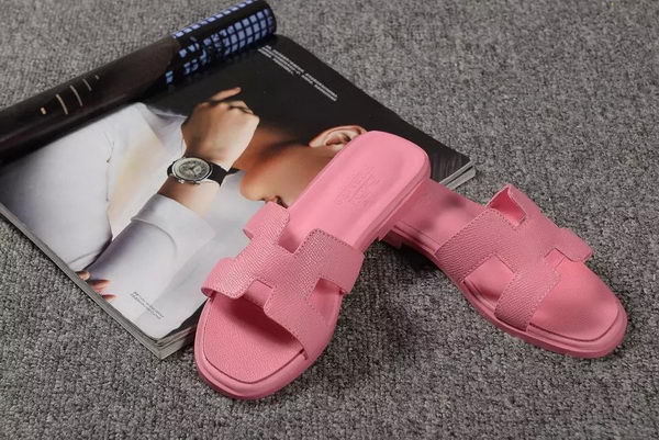 Hermes Slipper Togo Leather HO060 Pink