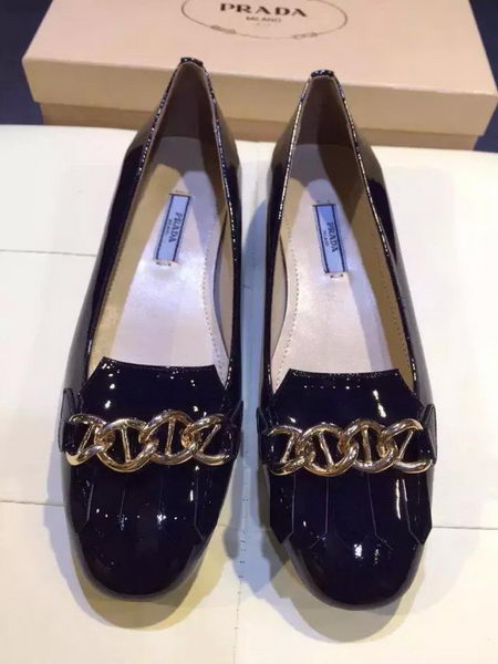 Prada Ballerina Patent Leather PD442 Royal