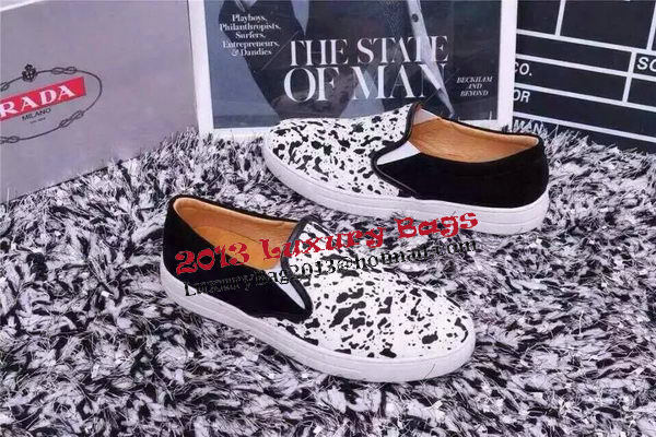 Prada Casual Shoes Sudde Leather PD425 White