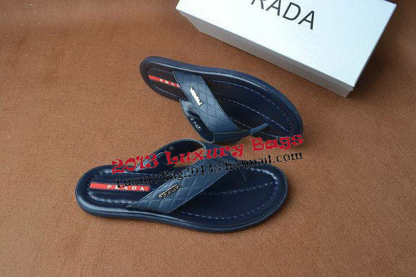 Prada Flip-Flop Sheepskin Leather PD409 Royal