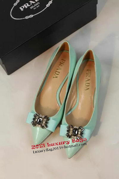 Prada Pump Patent Leather PD398 Light Green