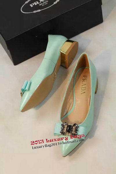 Prada Pump Patent Leather PD398 Light Green