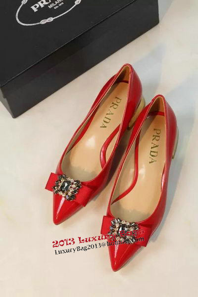 Prada Pump Patent Leather PD398 Red