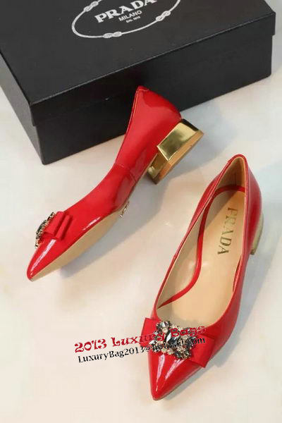 Prada Pump Patent Leather PD398 Red