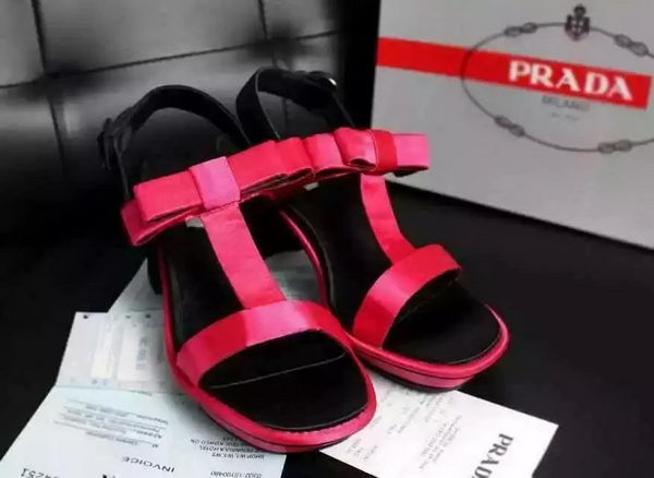 Prada 60mm Sandal Satin PD432 Rose