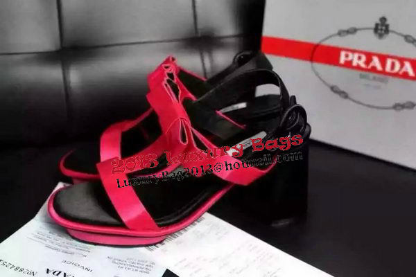 Prada 60mm Sandal Satin PD432 Rose