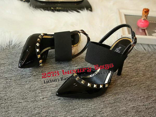 Valentino Canvas Pump VT456 Black