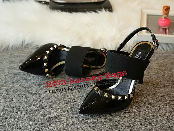 Valentino Canvas Pump VT456 Black