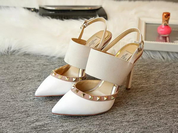 Valentino Canvas Pump VT456 OffWhite