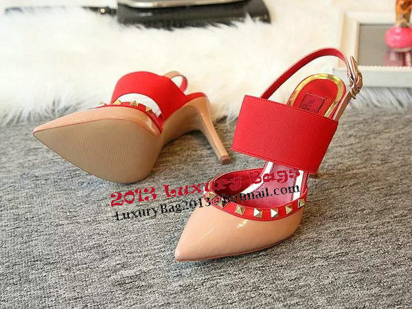 Valentino Canvas Pump VT456 Red