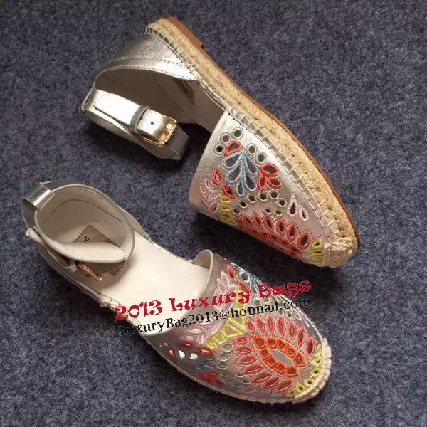 Valentino Casual Shoes Canvas VT497 Silver