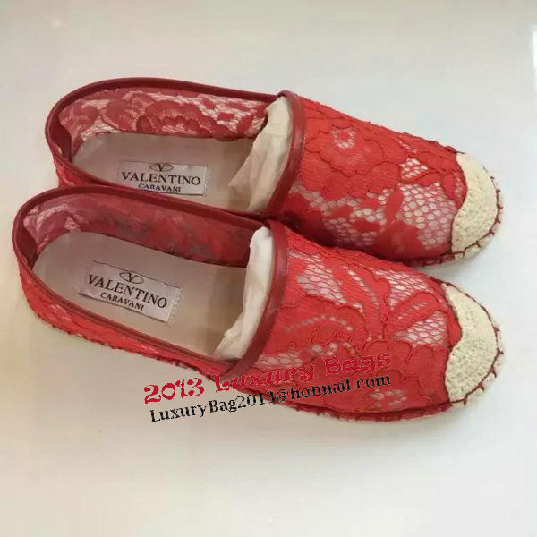 Valentino Casual Shoes Lace VT546 Red