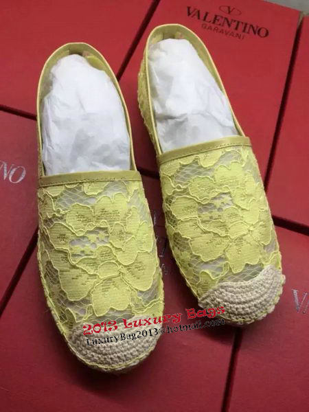 Valentino Casual Shoes Lace VT546 Yellow