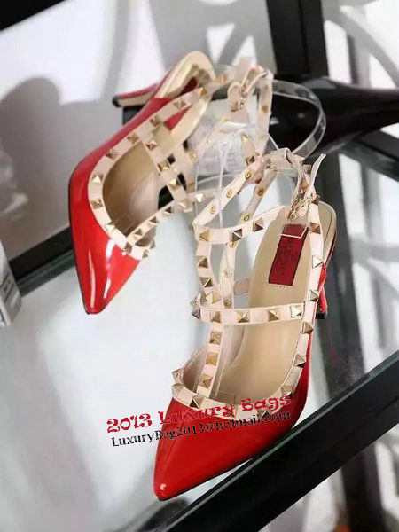 Valentino Patent Leather Pump VT488 Red