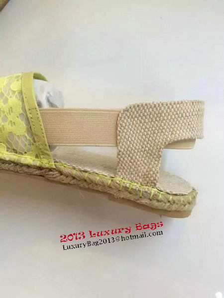 Valentino Sandals Lace VT541 Yellow