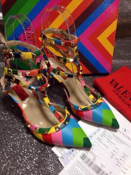 Valentino Sheepskin Leather 65mm Pump VT431 Multicolour