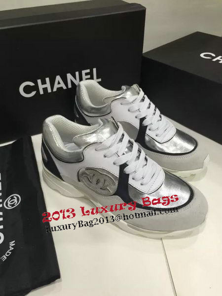 Chanel Casual Shoes CH1324 White&Silver