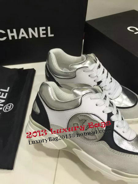 Chanel Casual Shoes CH1324 White&Silver