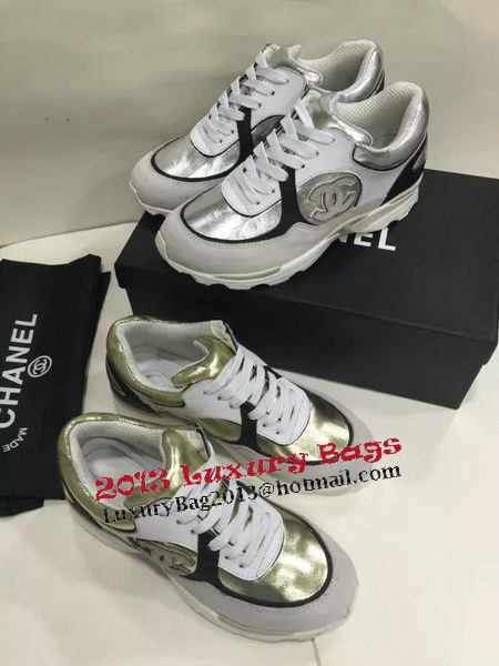 Chanel Casual Shoes CH1324 White&Silver