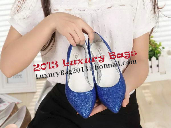 Chanel Diamond Flat CH1307 Blue