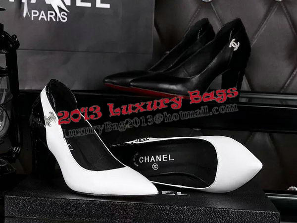 Chanel Leather 70mm Pump CH1305 Black