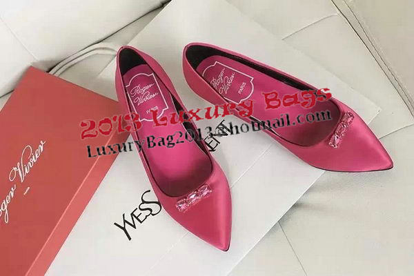 Roger Vivier Satin 55mm Pump RV280 Rose