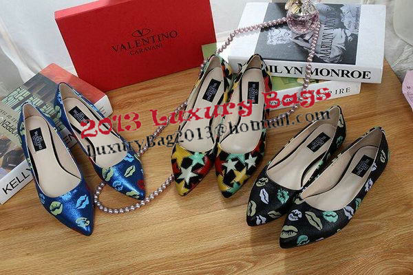 Valentino Leather Flat VT556 Multicolour