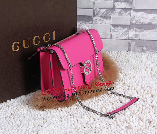 Gucci Interlocking Leather Shoulder Bag 387604