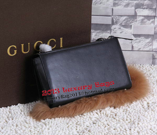 Gucci Interlocking Leather Shoulder Bag 387604