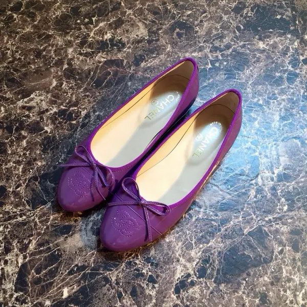 Chanel Ballerina Flat CH1337 Purple