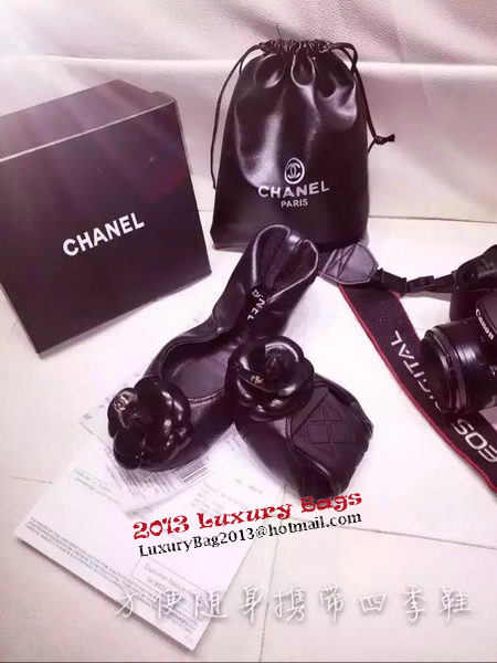 Chanel Ballerina Flat CH1381 Black