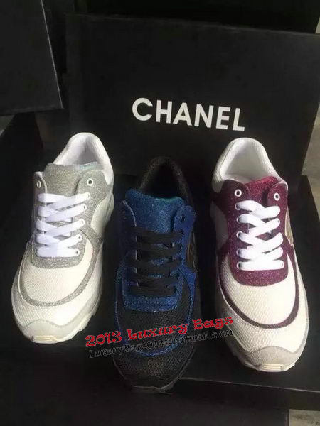 Chanel Casual Shoes CH1350G Grey&Apricot