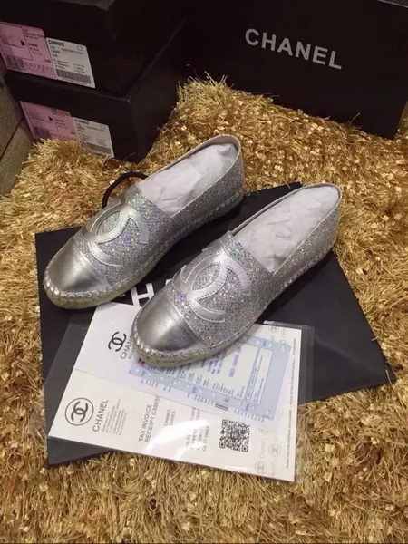 Chanel Espadrilles CH1389 Silver