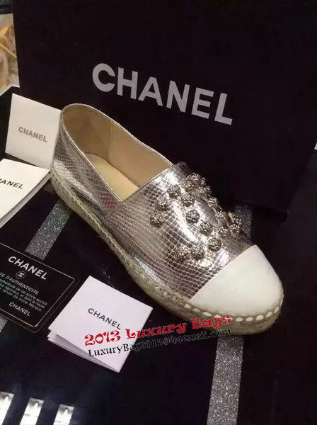 Chanel Espadrilles CH1400 Silver