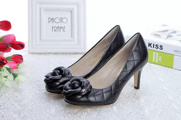 Chanel Sheepskin Leather Pump CH1332 Black