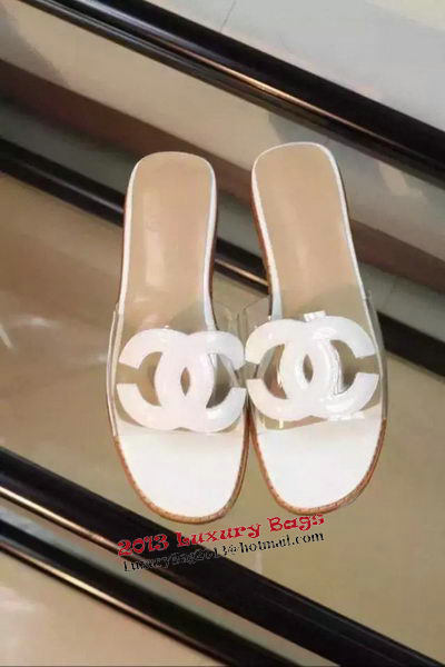 Chanel Slipper CH1374 White