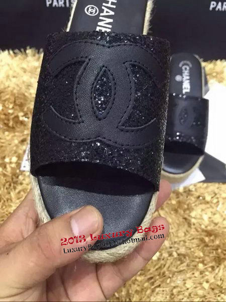 Chanel Slipper CH1376 Black