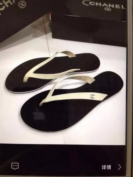 Chanel Thong Sandal CH1367 Black&Apricot