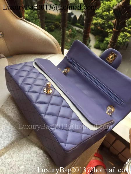 Chanel 2.55 Series Flap Bag Lavender Original Leather A01112 Gold