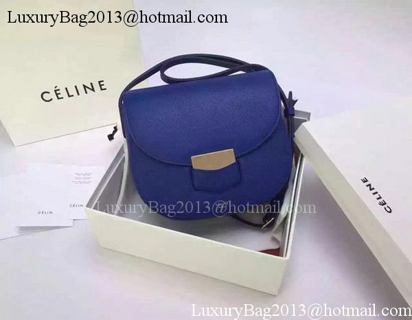 Celine Trotteur Bag Calfskin Leather CTA4298 Blue