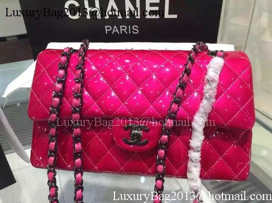 Chanel 2.55 Series Flap Bag Original Patent Leather A06795 Rose