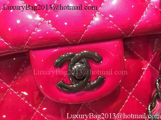 Chanel 2.55 Series Flap Bag Original Patent Leather A06795 Rose