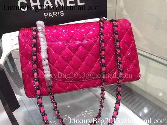 Chanel 2.55 Series Flap Bag Original Patent Leather A06795 Rose