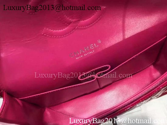 Chanel 2.55 Series Flap Bag Original Patent Leather A06795 Rose